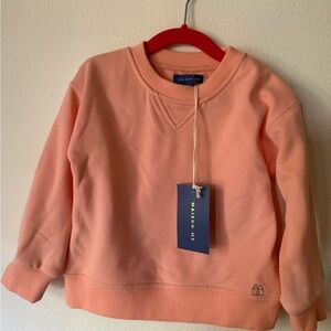 Maison Me Coral Kids Crewneck Sweatshirt 4T